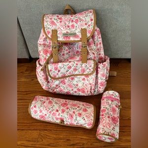 Laura Ashley Diaper Bag (Backpack style)